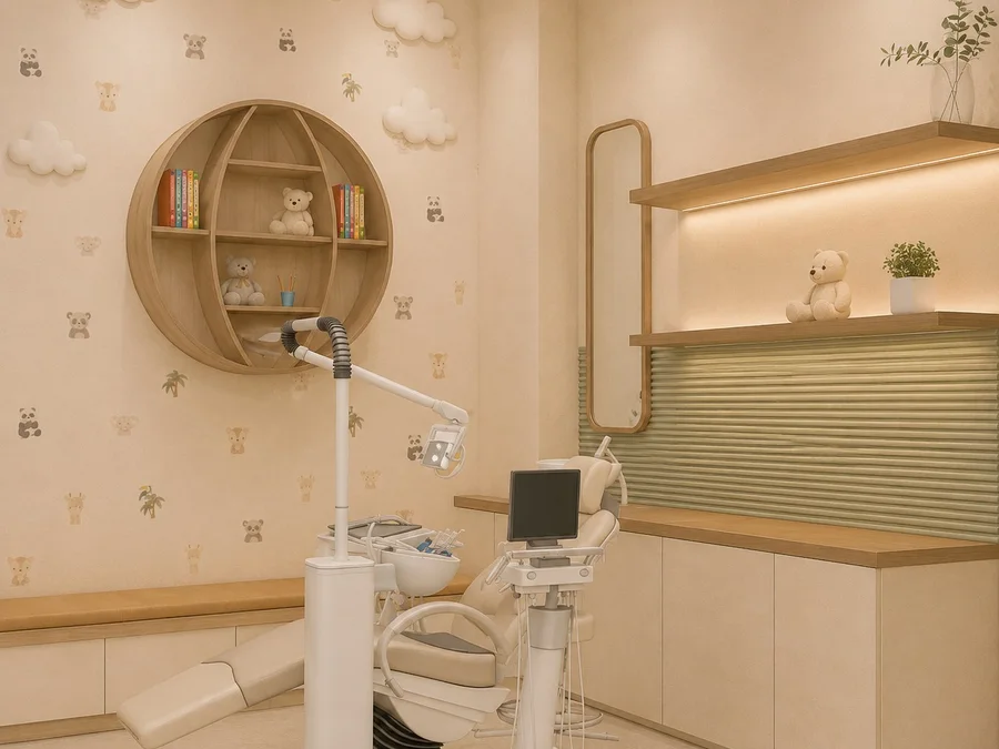 Children's dental treatment room at Aspen Dentals DLF Summit Plaza Sector 54