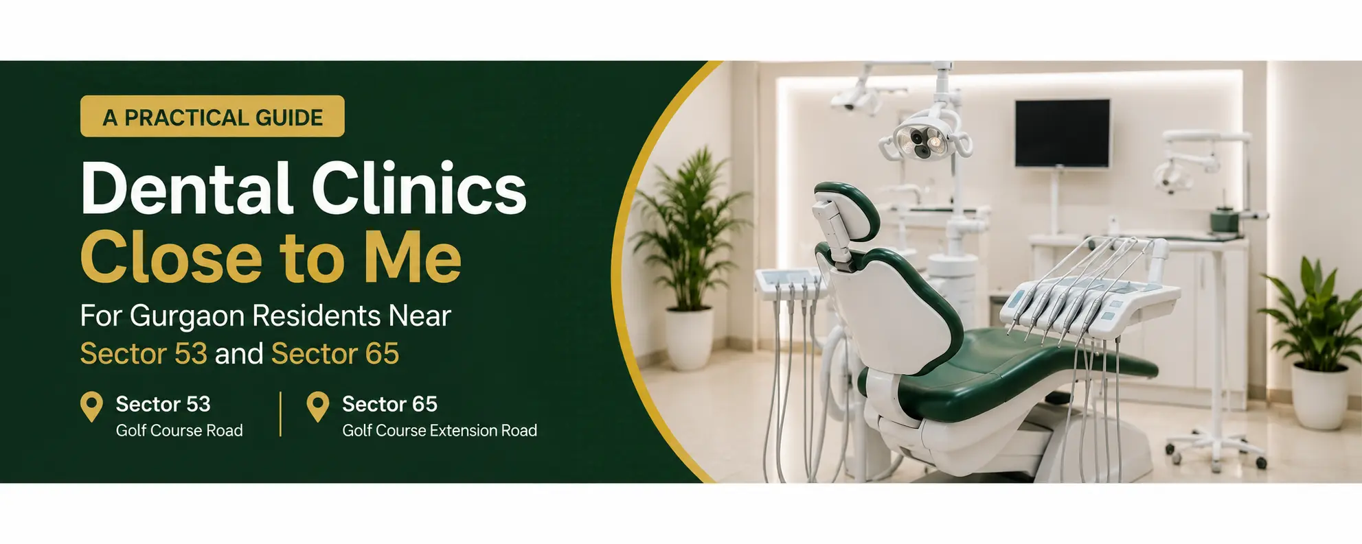 Dental Clinics Close to Me in Gurgaon Near Sector 53 and Sector 65